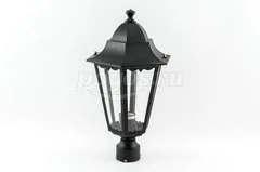 Светильник опорный Е27 100Вт 6 граней черн.6100-03 TDM