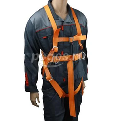 Привязь удерживающая набедренные лямки и наплечные лямки без стропа