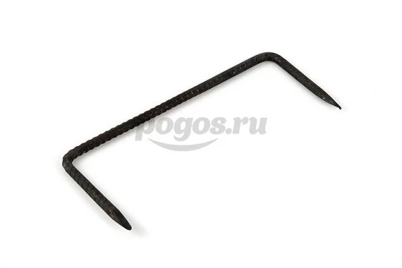 Скоба для бруса 8мм из арматуры