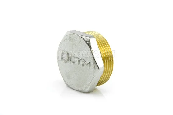 Заглушка M 1"1/2  латунь CTM