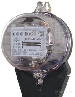 Электросчетчик однофазный 10(40)A 230V кл. точности 2.0 на щиток  