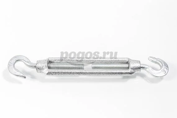 Талреп М8 крюк-крюк 160-230мм 150кгс цинк DIN 1480