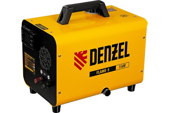 Пушка дизельная портативная 5кВт 300м³/ч непр.наг.циф.терм.Flame-5  DENZEL