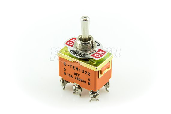 Тумблер 250V 15А (6c) ON-OFF-ON 36-4132 REXANT