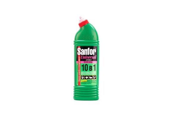 Средство чистящее дезинфицирующее 10в1 в ассортименте Universal 750мл  Sanfor