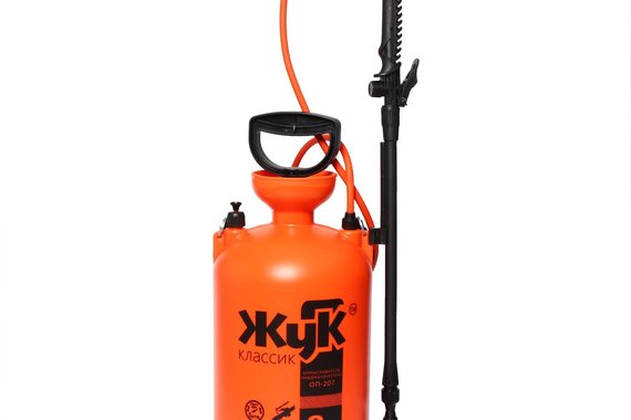 Опрыскиватель садовый  8л термоусадка, пласт. бр-т 208  ЖУК