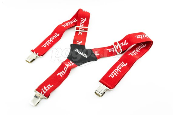 Подтяжки красный MAKITA