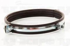 Хомут трубный 139-144 (5") с гайкой М8/10 цинк 