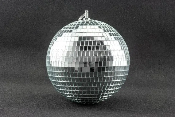 Диско шар зеркальный с механизмом