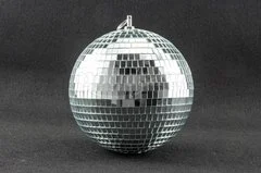 Диско шар зеркальный с механизмом