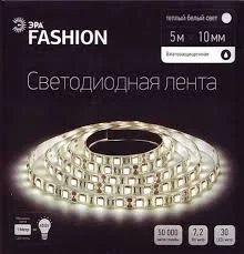 Лента светодиодная 7,2W 12V теплый 5050/30 ЭРА