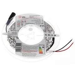 Лента светодиодная 4,8W 12V теплый 3528/60 ЭРА