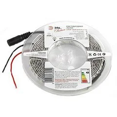 Лента светодиодная 4,8W 12V холодный 3528/60 ЭРА