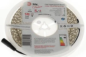 Лента светодиодная 9,6W 12V холодный 3528/120 ЭРА