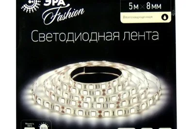 Лента светодиодная 4,8W 12V теплый 3528/60 ЭРА