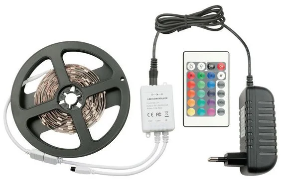 Лента свет.мног. 36W 12V IP20 5550/60 с БП (упаковка 3м)  UNIEL
