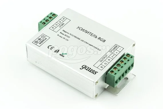Усилитель сигнала RGB 144/288W 12/24V GAUSS