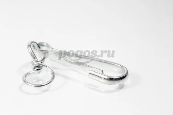 Карабин с вертлюгом тип 125/А 100мм цинк