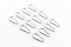 Карабин пожарный 6мм 110кгс цинк DIN 5299С (упаковка 12шт)