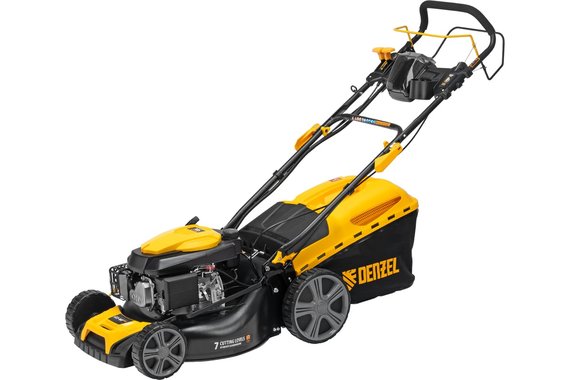 Газонокосилка бензиновая GLD-460SP-VE, 146см3, шир 46см,привод, вариатор, эл.старт, 60л  DENZEL