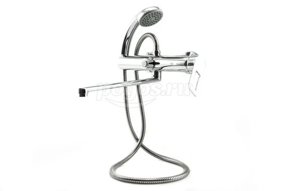 Смеситель для ванны однорычажный поворотный дивертор SH423-15 RICCO