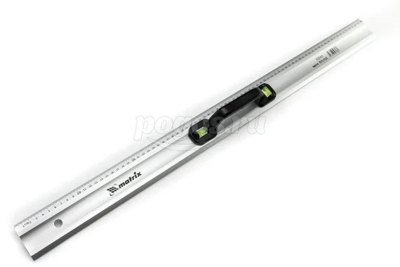Линейка-уровень MATRIX Master 800мм 2 глазка металлическая