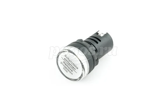Лампа AD-22DS(LED)матрица 22мм,белый,12V,AC/DC TDM