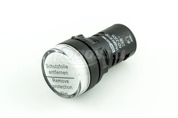 Индикатор AD-22DS(LED)матрица22мм, белый,230V  DM