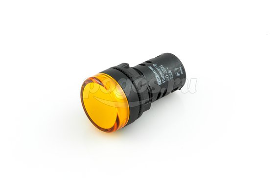 Лампа AD-22DS(LED)матрица, d-22мм, желтый, 230V  TDM /10/