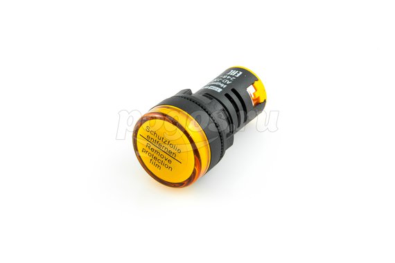 Лампа AD-22DS(LED)матрица 22мм, желтый,24V TDM