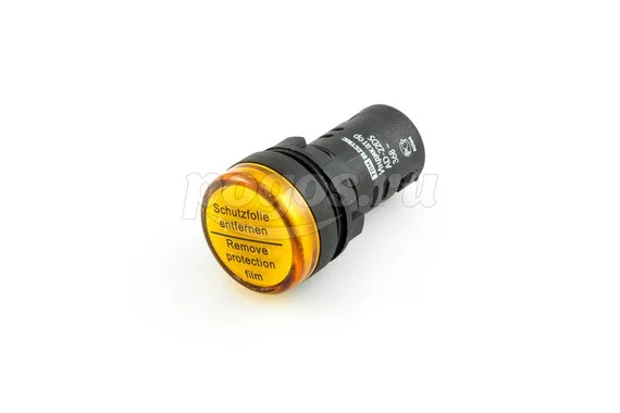 Лампа AD-22DS(LED)матрица,22мм, желтый,36V,AC/DC TDM