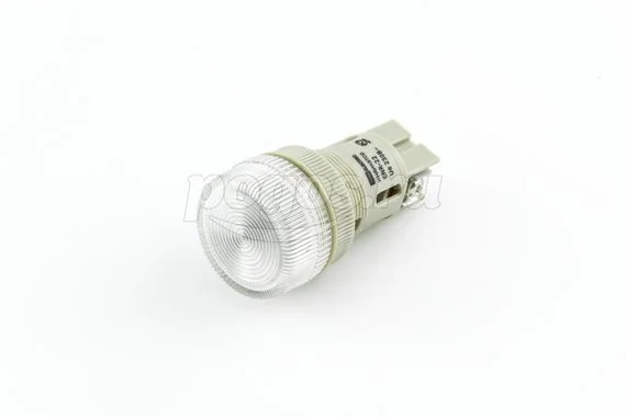 Лампа ENR-22 22мм,белый неон,230В, цилиндр TDM