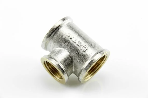 Тройник переходной F 3/4 - F 1/2 - F 3/4 латунь CTM