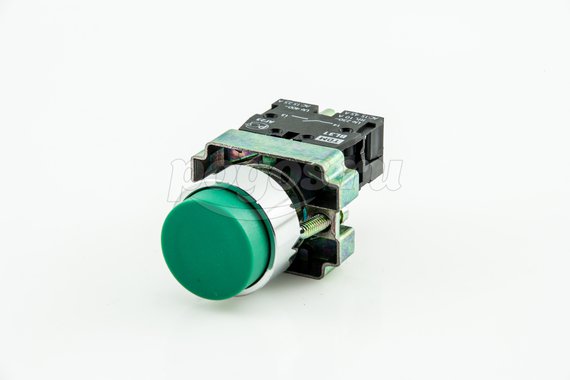 Кнопка BL31, без подсветки, зеленый,1з TDM