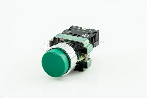 Кнопка BL31, без подсветки, зеленый,1з TDM