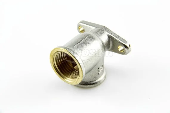 Уголок установочный F 1/2 латунь CTM