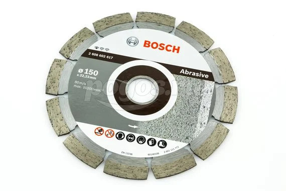 Диск отрезной BOSCH Standard for Abrasive 150х2х22мм алмазный 10мм