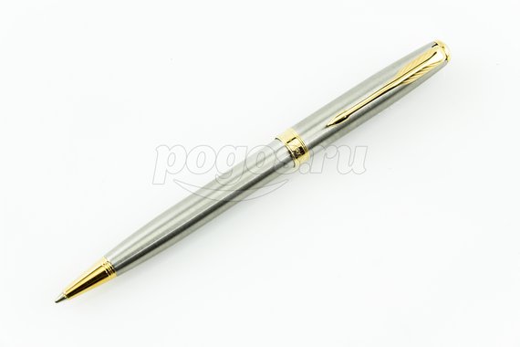 PARKER Ручка шариковая Sonnet ESSENTIAL St Steel GT Mblack