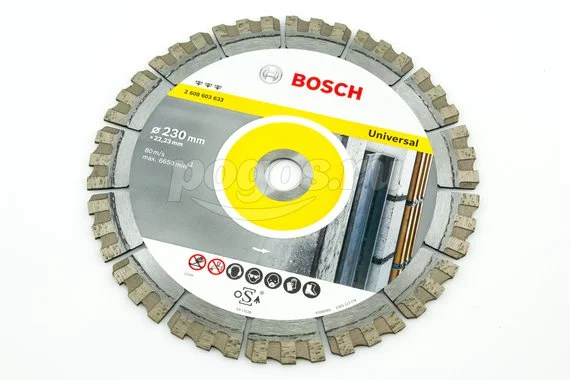 Диск отрезной BOSCH Best for Universa 230х2.4х22мм алмазный 15мм