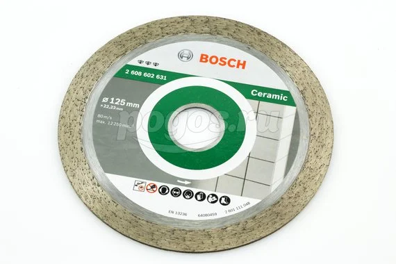 Диск отрезной BOSCH Bf Ceramic 125х1.8х22мм алмазный 10мм
