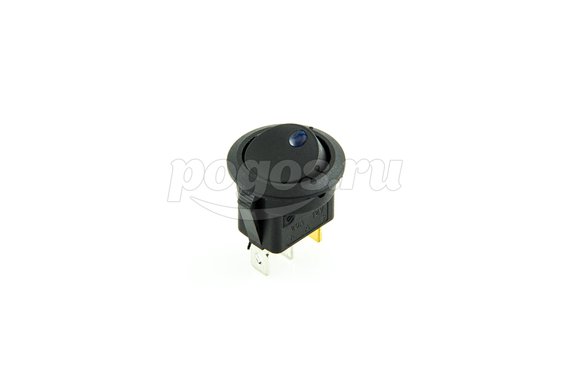 Выключатель клавишный круглый 12V 16А (3с) ON-OFF 36-2581 REXANT