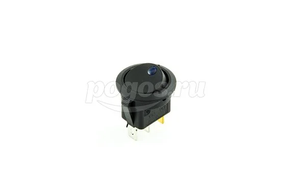 Выключатель клавишный круглый 12V 16А (3с) ON-OFF 36-2581 REXANT
