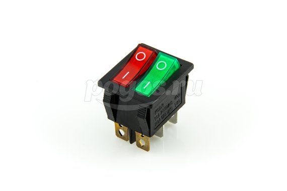 Выключатель клавишный 250V 15А (6с) ON-OFF 36-2450 REXANT
