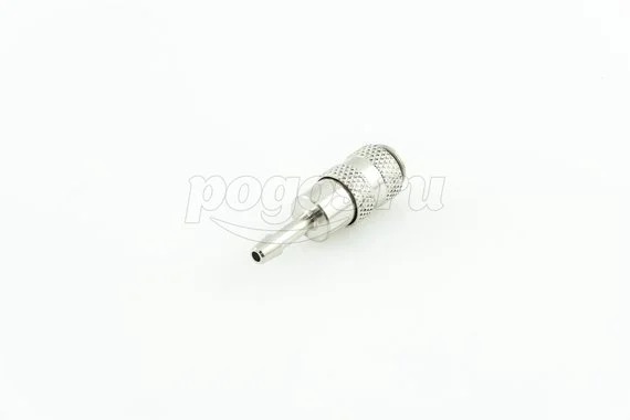 Разъем пневматич.быстросъемный, микро 5мм - штуцер под шланг 3мм THB