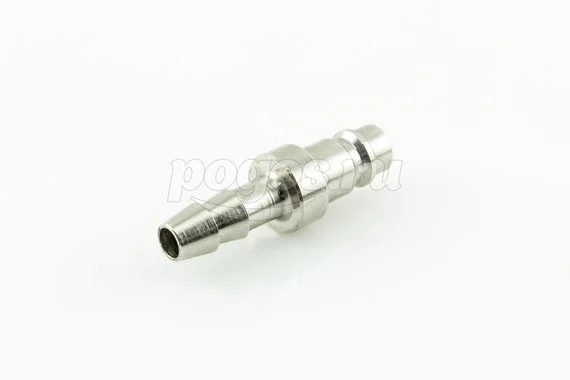 Наконечник пневматич. быстросъемный, M 9мм - штуцер под шланг 8мм THB