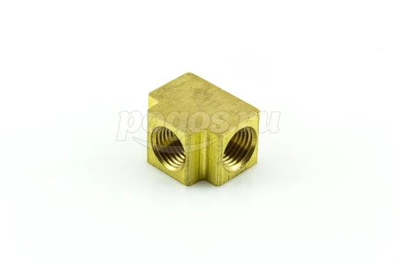 Тройник латунный  F1/4" 3-WAY THB