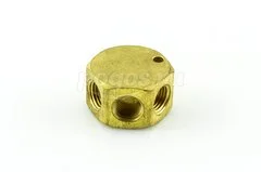 Тройник латунный  М1/4" NPT 3-WAY THB
