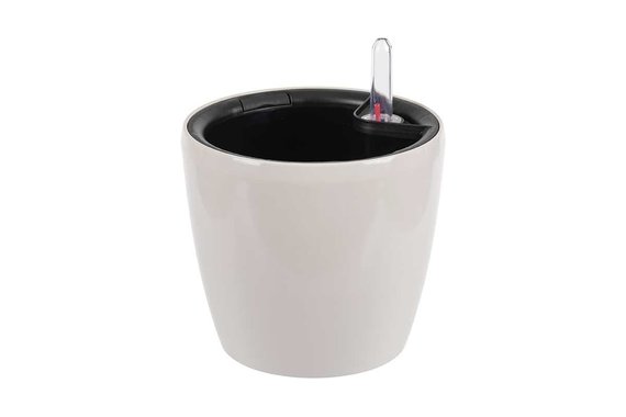 Кашпо 1л с автополивом кремовый IDEA