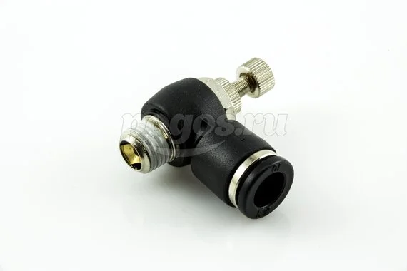 Дроссель пневматический, 10мм - 1/4", JSC1002  THB