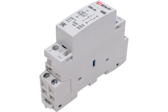 Контактор модульный 1NO+1NC 20А  АС 230V , ELKO (Чехия)  Elko